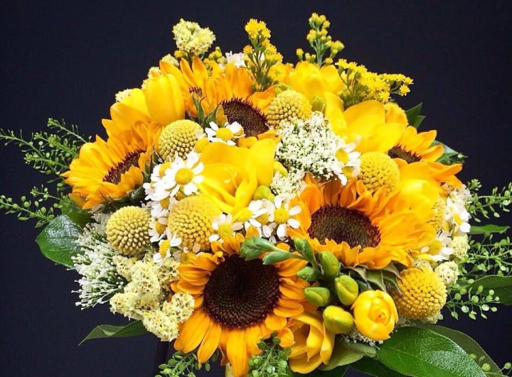 bouquet rose rosse brillante